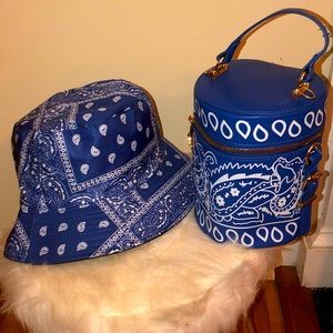 Nipsey Blue Hat & Bucket Bag 💙